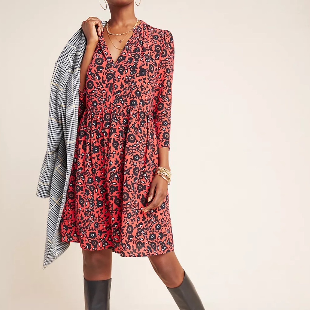 Anthropologie Maeve Christina Tunic Dress size L